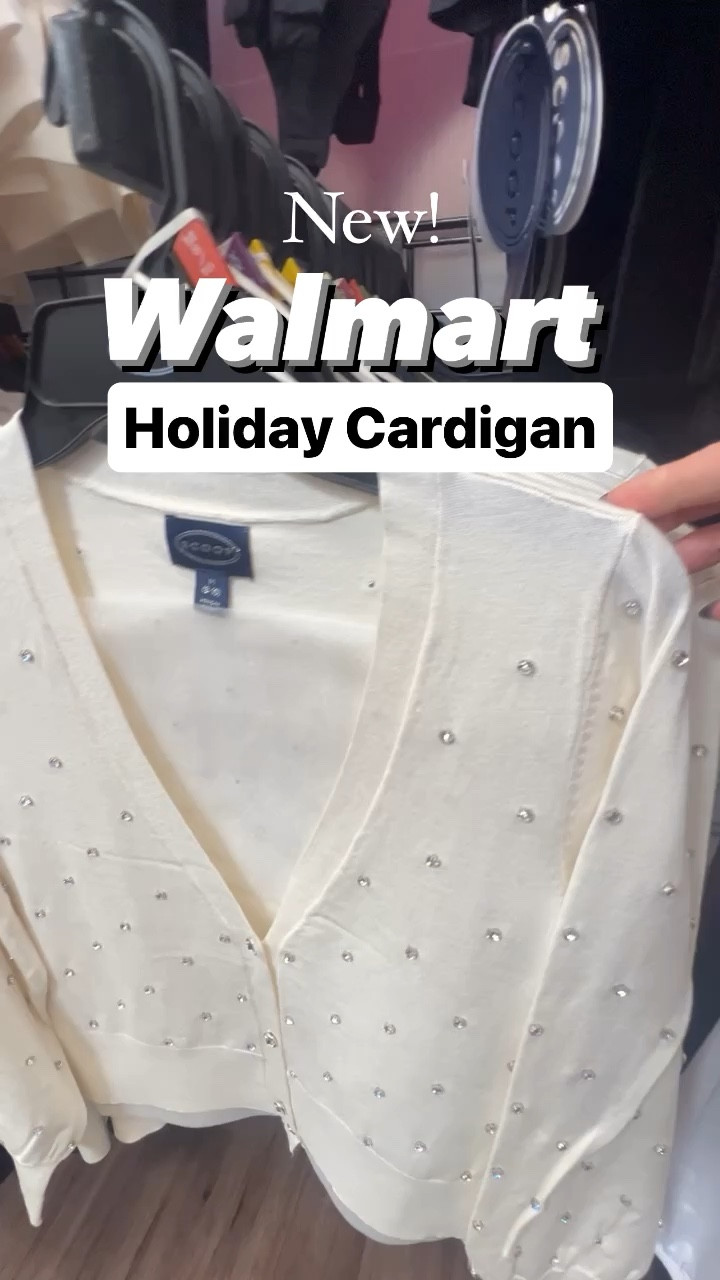 New embellished holiday cardigan at Walmart. 


#LTKstyletip #LTKSeasonal #LTKHoliday