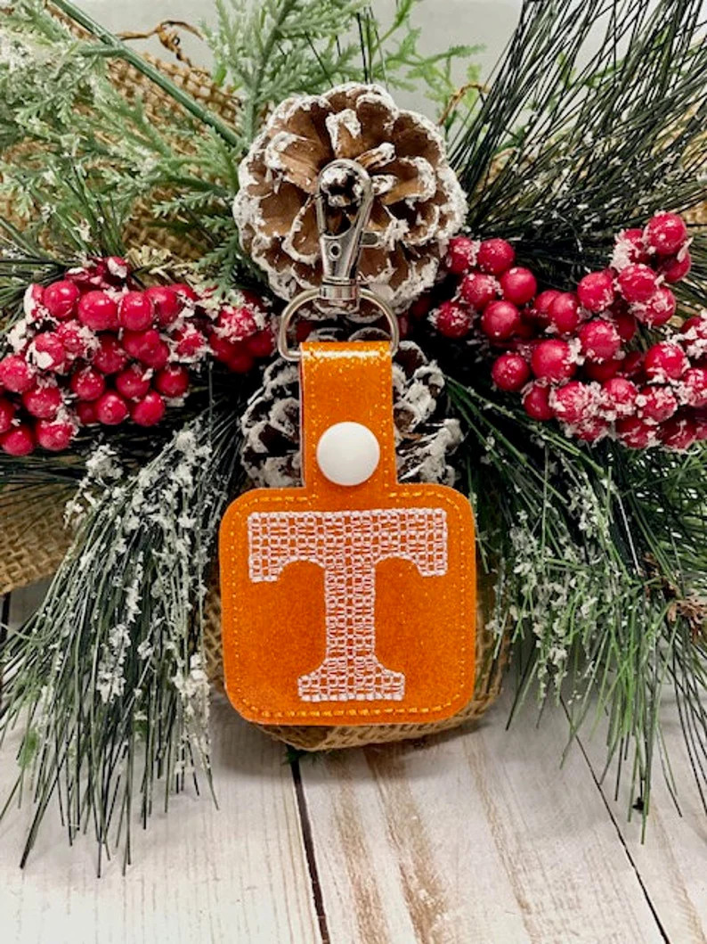Orange & White Keychain, Bag Charm, Key Ring, Tennessee, Volunteer, Game Day, New Driver Gift - E... | Etsy (US)