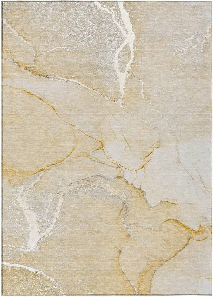 Addison Rugs Chantille ACN510 Beige 8' x 10 Indoor Outdoor Area Rug, Stain Resistant, Machine Was... | Amazon (US)