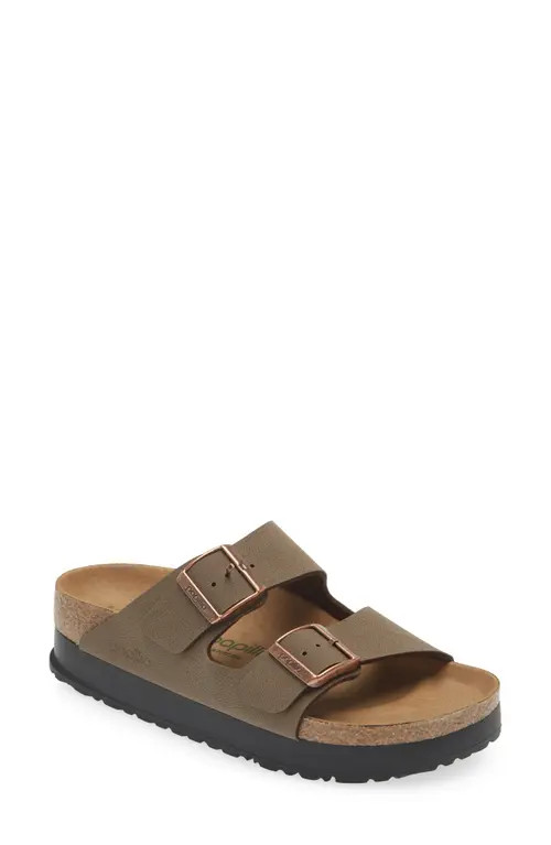 Papillio by Birkenstock Arizona Flex Platform Sandal in Mocha at Nordstrom, Size 10-10.5Us | Nordstrom