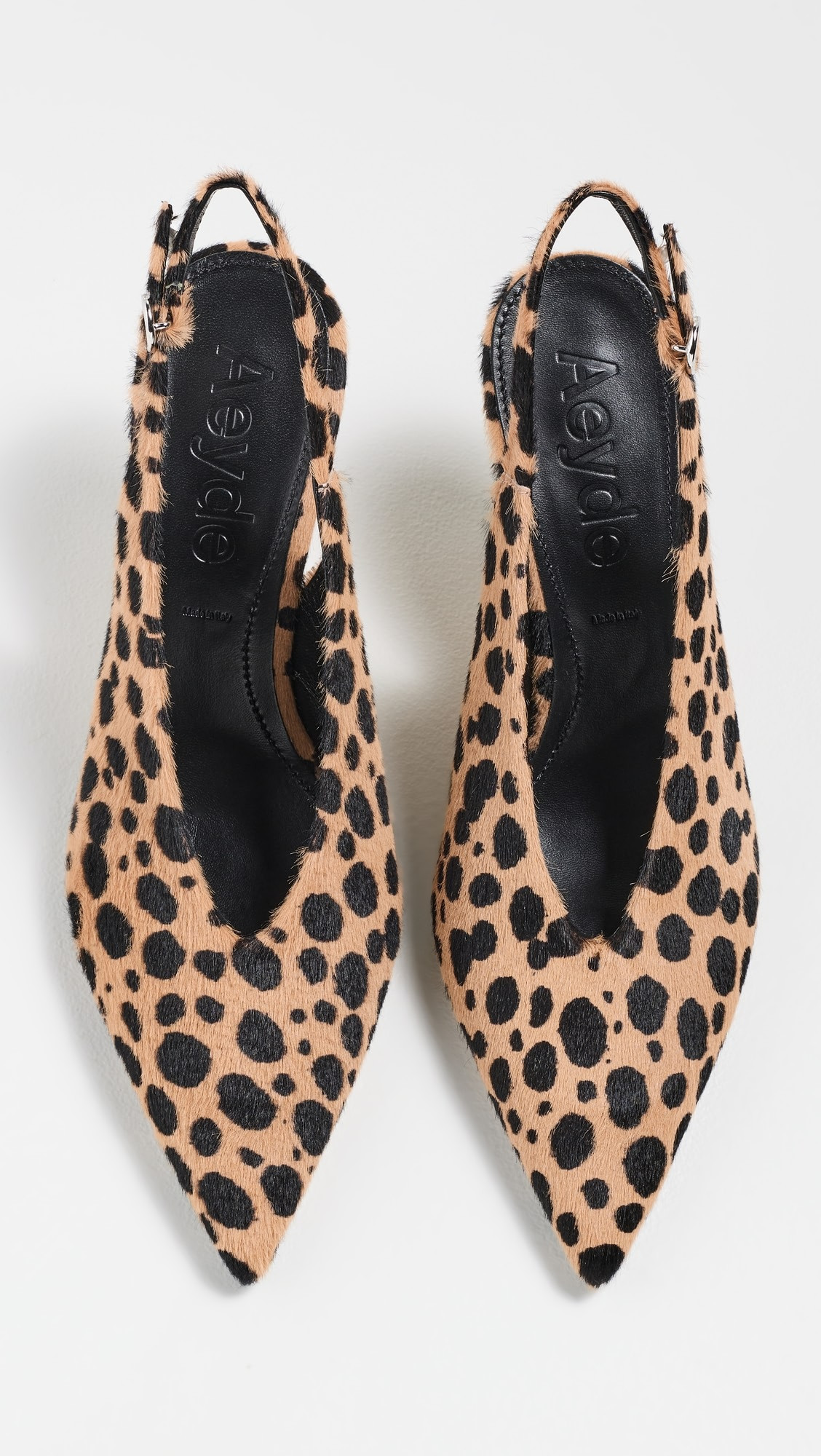 Carla Leo Print Ponyhair Heels | Shopbop