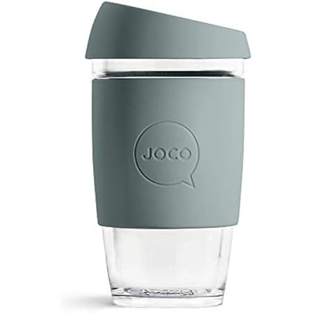 JOCO 16oz Glass Reusable Coffee Cup (Sandstone) | Amazon (US)