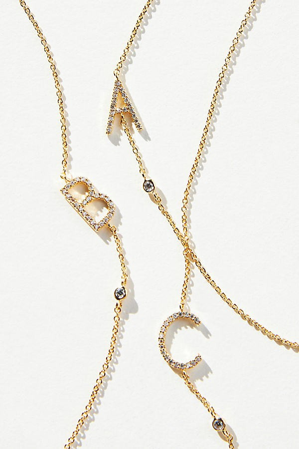 Delicate Monogram Necklace | Anthropologie (US)