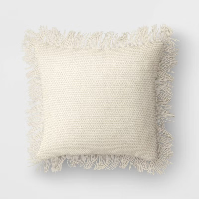 Basketweave Outdoor Throw Pillow - Threshold™ | Target