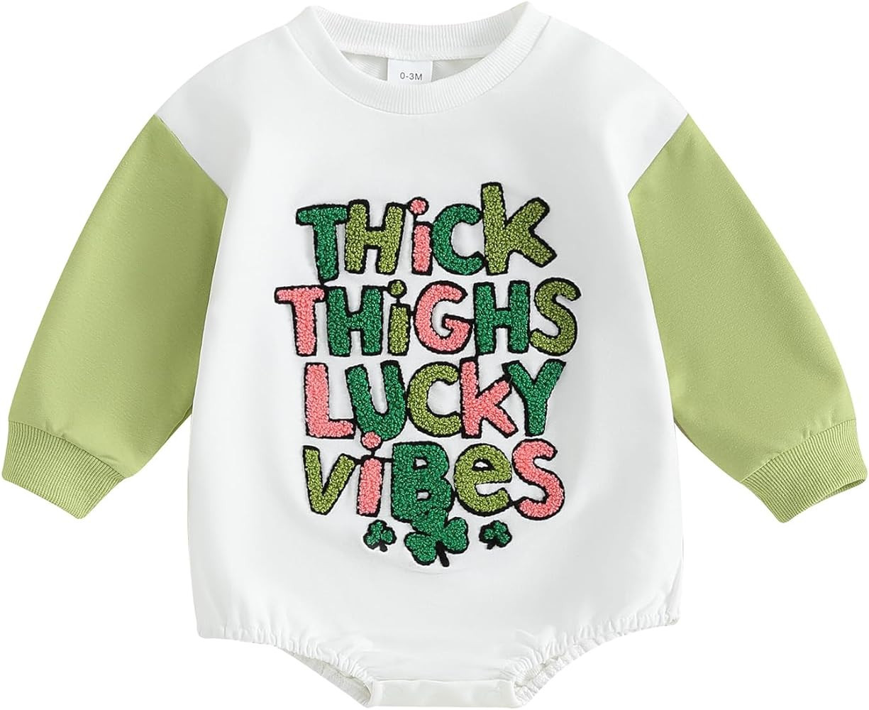 FIOMVA My First Easter Baby Girl Outfit Newborn Bunny Bubble Romper Toddler Rabbit Sweatshirt Inf... | Amazon (US)