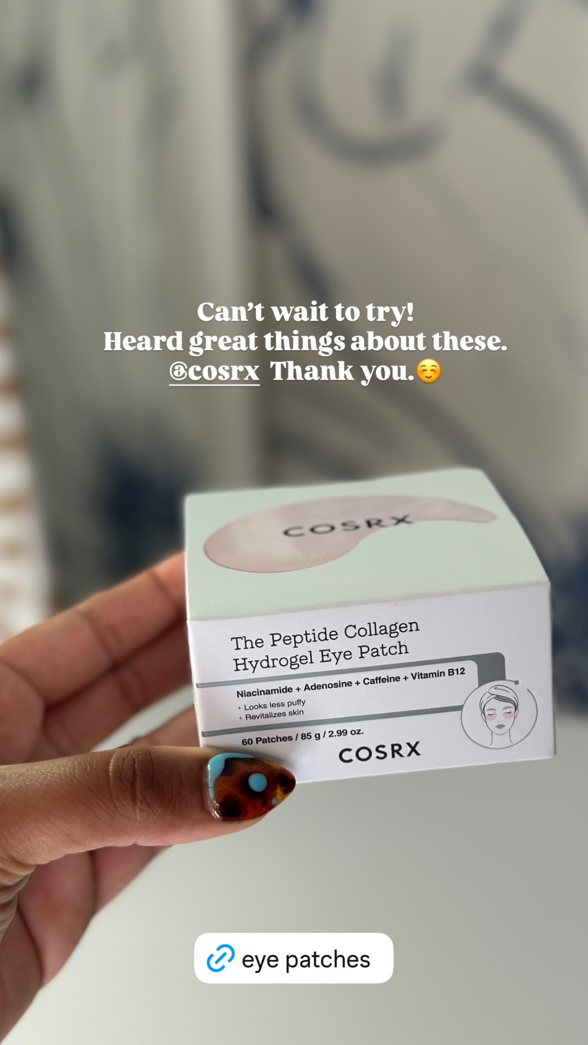 Can’t wait to try! 
Heard great things about these. @cosrx  Thank you.☺️