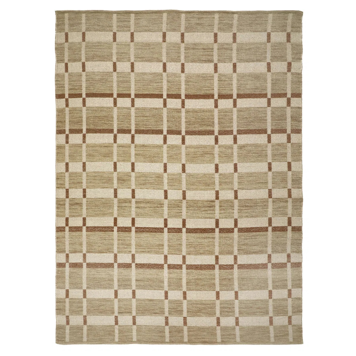 Block Flatweave Wool Indoor Rug | Wayfair North America