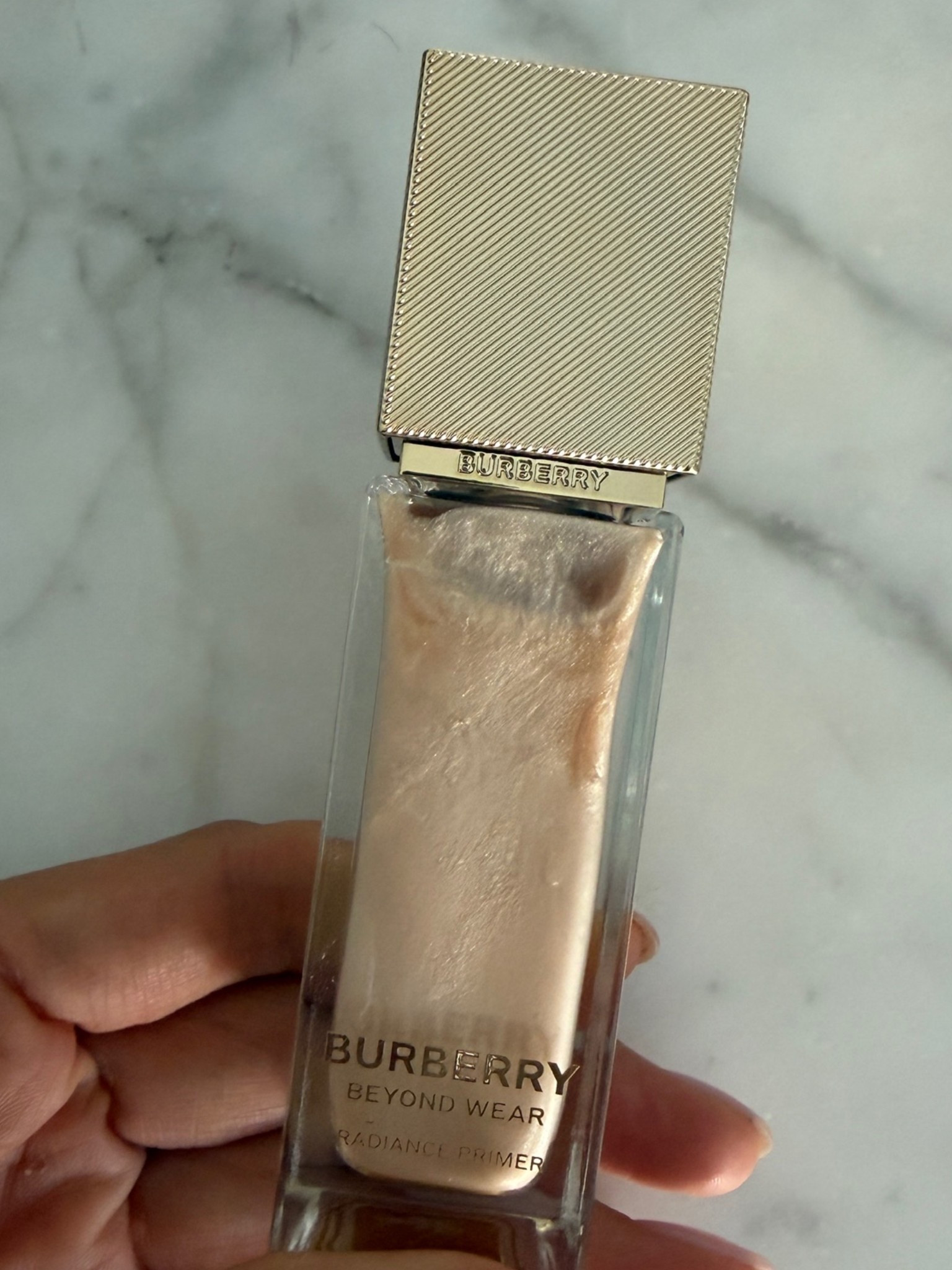 One of my current makeup favorites. I love how this Burberry primer gives my skin a subtle glow without looking too shimmery.

Burberry Radiance Primer, Burberry makeup, radiance primer, illuminating primer, makeup primer, glowing skin, luminous skin, dewy makeup, makeup base, beauty favorites, makeup essentials, luxury beauty, everyday makeup

#LTKOver40 #LTKBeauty