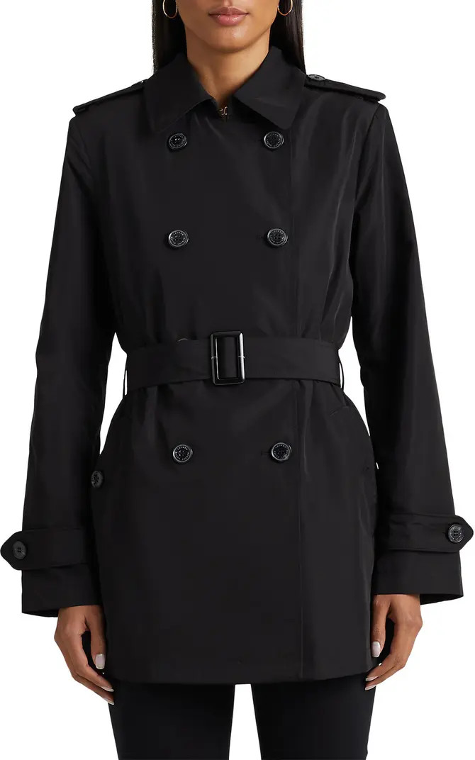 Belted Taffeta Trench Coat | Nordstrom