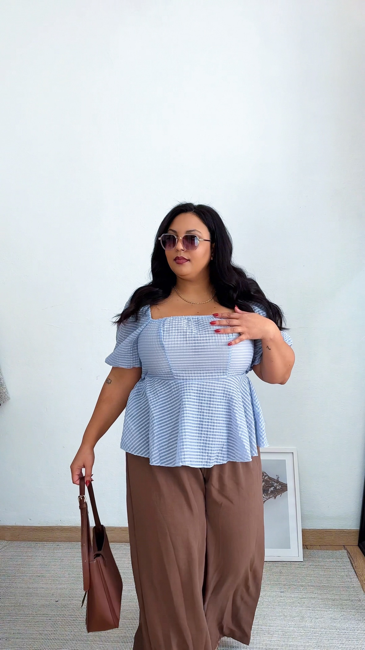 Curvy summer look with a cute top and wide leg pants 

#curvypants #curvylook #curvyfashion #summerfashion #easylook #midsizedashion

#LTKmodest #LTKcurves #LTKmidsize