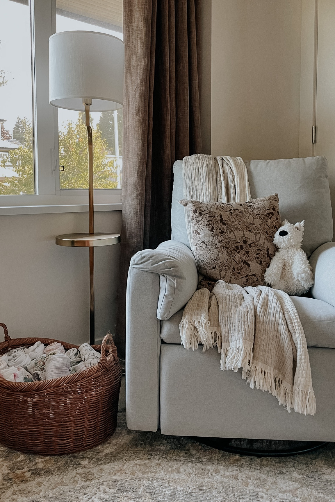 Cozy corners in the nursery. Reclining nursery chair. Rocking chair. Reclining chair. Nursery decor. Nursery inspiration 

#LTKhome #LTKstyletip #LTKbaby