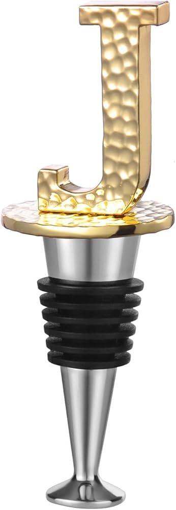 Miicol Wine Stopper, Prosecco Topper, Personalised Champagne Stopper, Gold Wine Accessories, Wine... | Amazon (US)