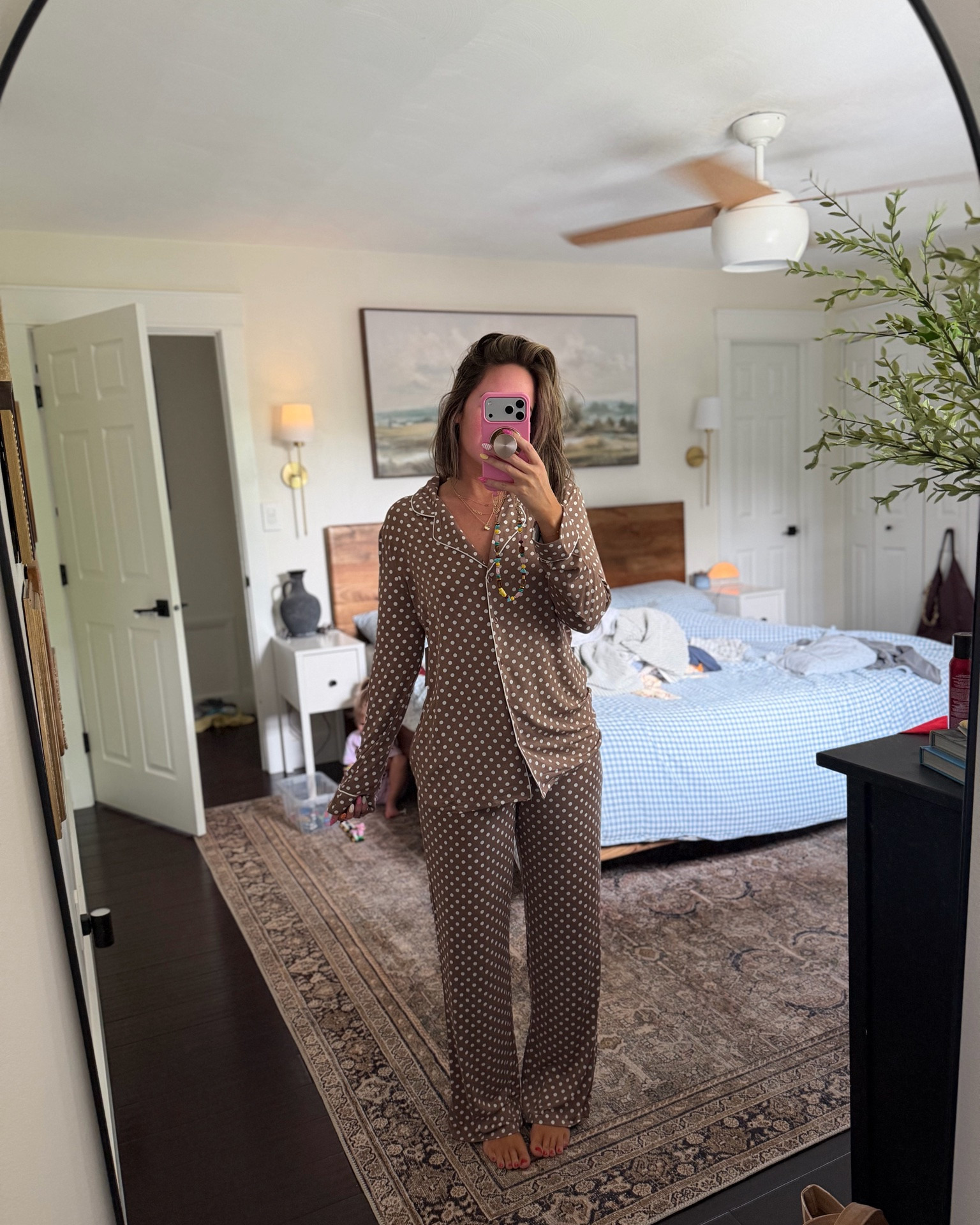 Some Nordstrom sale buys! These pajamas are too cute. In a size medium! I sized up to a large in the lightweight cardigan, and LOVE it!! So cute for a summer staple!! 

Nordstrom pajamas, Nordstrom anniversary sale, my purchases, what I bought, polka dots, brown polka dot

#LTKmomlife #LTKSaleAlert