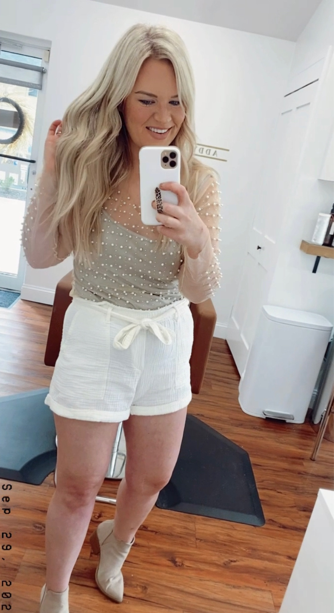 I added the white and black version! I love both! The black I would wear with cute leather shorts! 

#LTKSeasonal #LTKunder50 #LTKworkwear