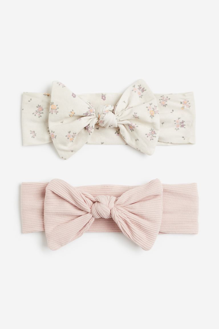 2-pack bow-detail hairbands | H&M (UK, MY, IN, SG, PH, TW, HK)