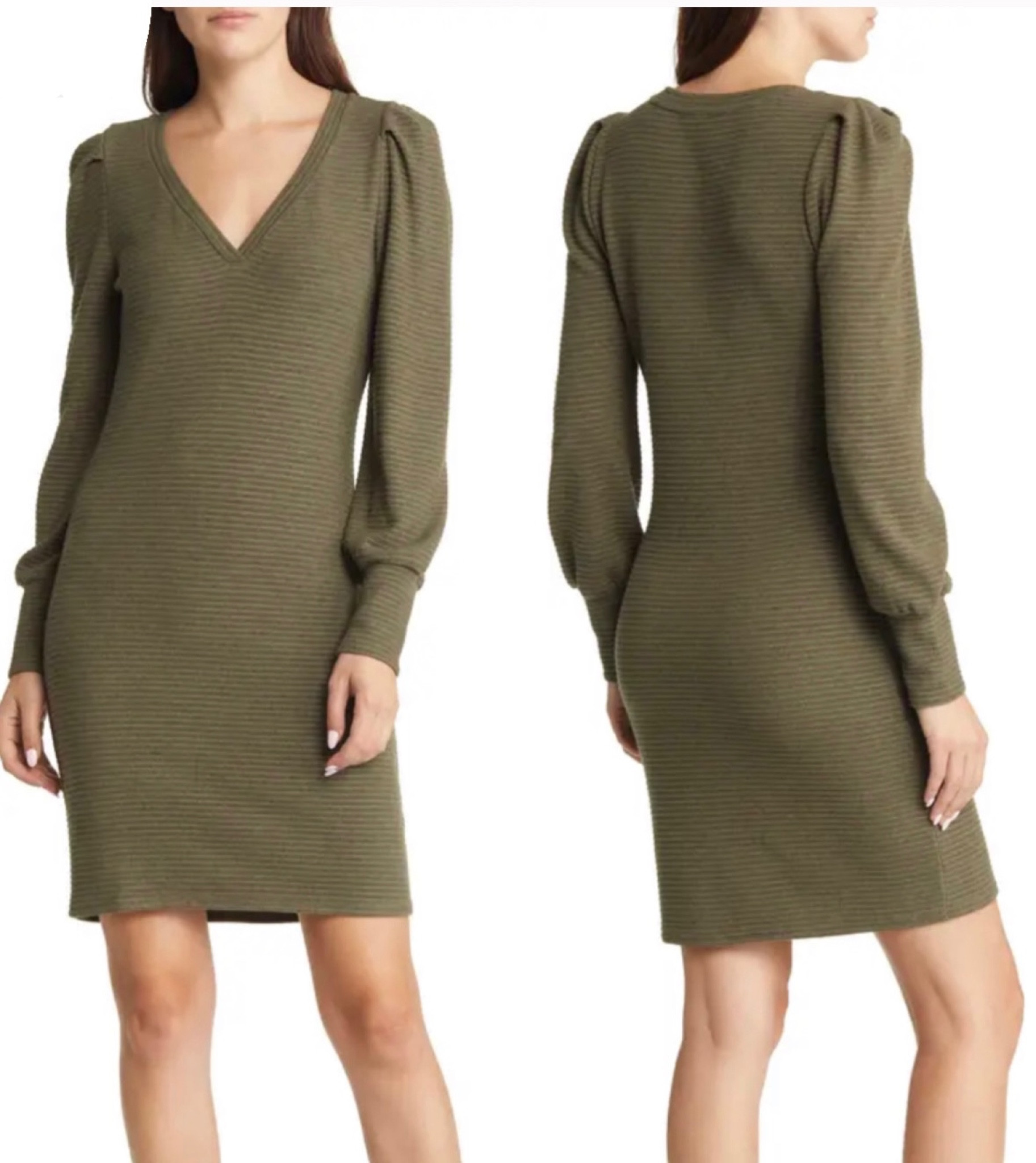 Sweater dress
Dress
Green dress 

#LTKSeasonal #LTKstyletip #LTKunder100