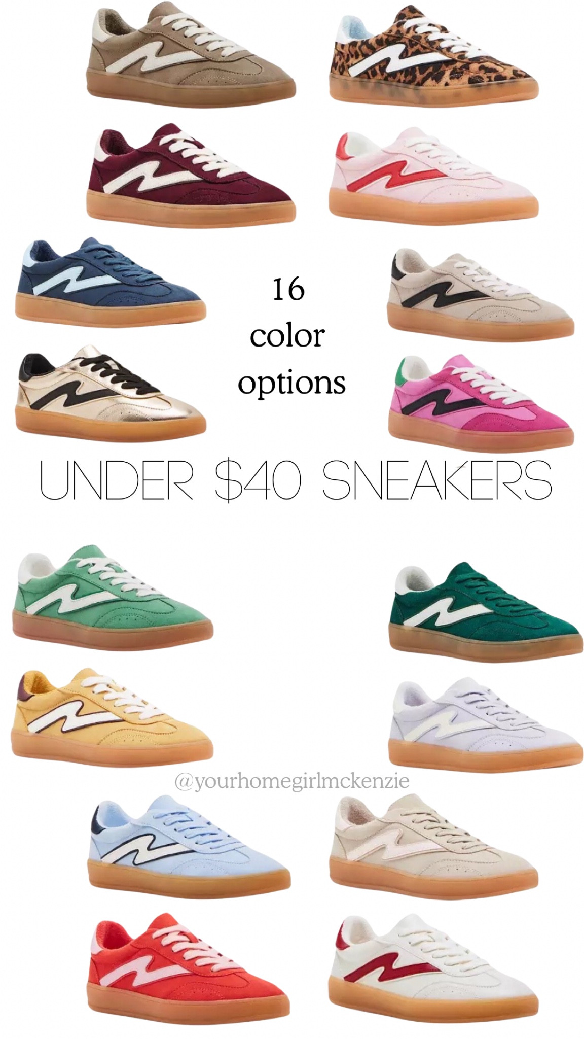 everyday trendy sneakers to elevate your look!! The fun colors are so in! Plus, sneakers under $40… are you kidding me?! Add to cart immediately!!! 
A Steve Madden brand, casual sneakers, trendy shoe, affordable shoes 

#LTKShoeCrush #LTKSaleAlert #LTKFindsUnder50