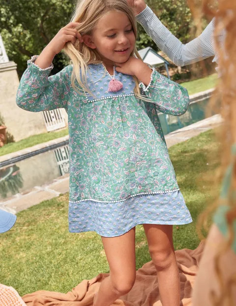 Long-sleeve Printed Kaftan | Boden (US)