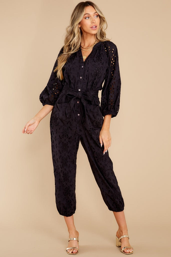 Penelope Black Jumpsuit | Red Dress 