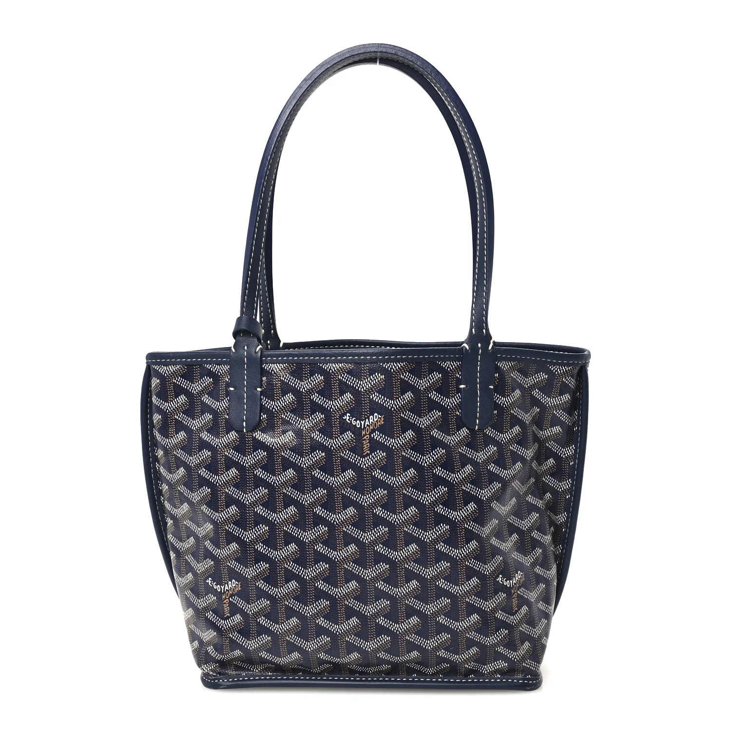 Goyard Goyardine Reversible Mini Anjou Navy 1979526 | FASHIONPHILE (US)