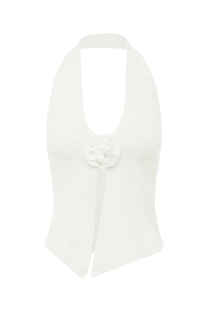 Rose Top | Off White | With Jean (US)