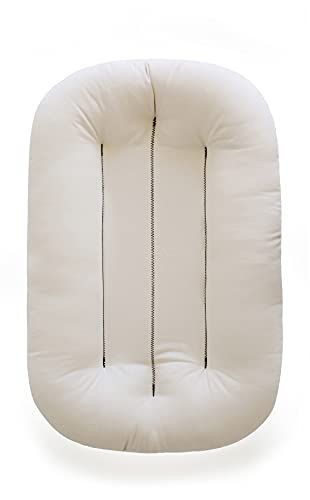 Snuggle Me Organic Bare | Baby Lounger & Infant Floor Seat | Newborn Essentials | Organic Cotton, Fi | Amazon (US)