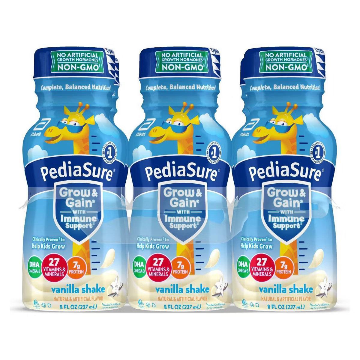 PediaSure Grow & Gain Kids' Nutritional Shake Vanilla - 6 ct/48 fl oz | Target