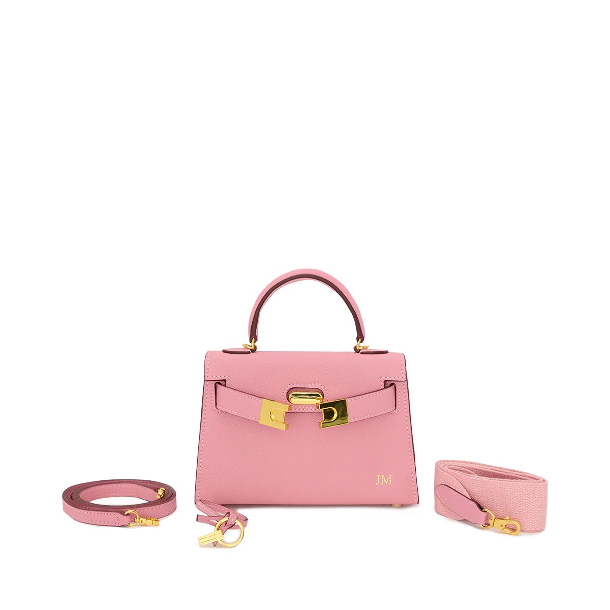 Lily and Bean Evie Leather Bag Blush Pink | Lily and Bean