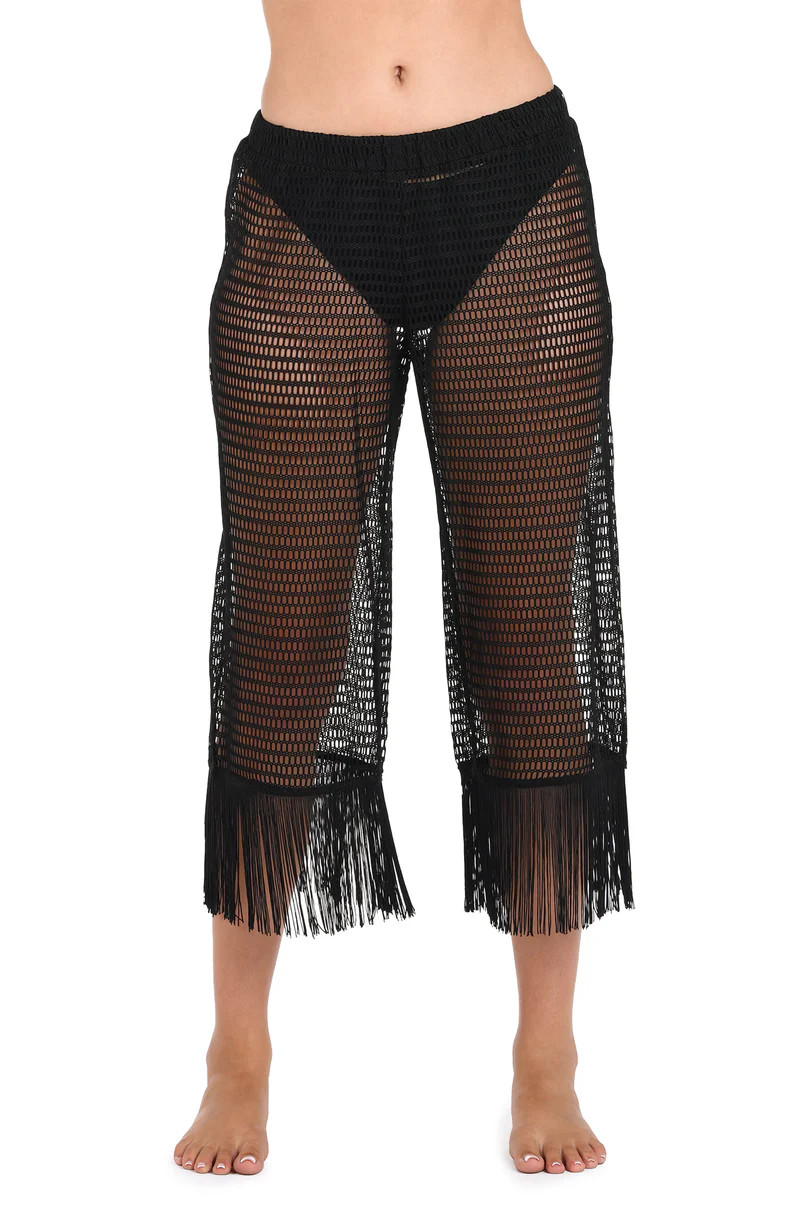 Fringed Out Cropped Pant (Unlined) - FINAL SALE | House of Swim