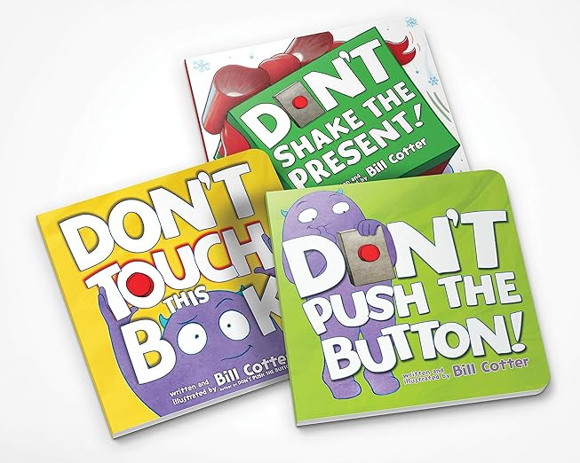 Don't Push the Button Gift Set: Interactive Storytime Books for Toddlers | Amazon (US)