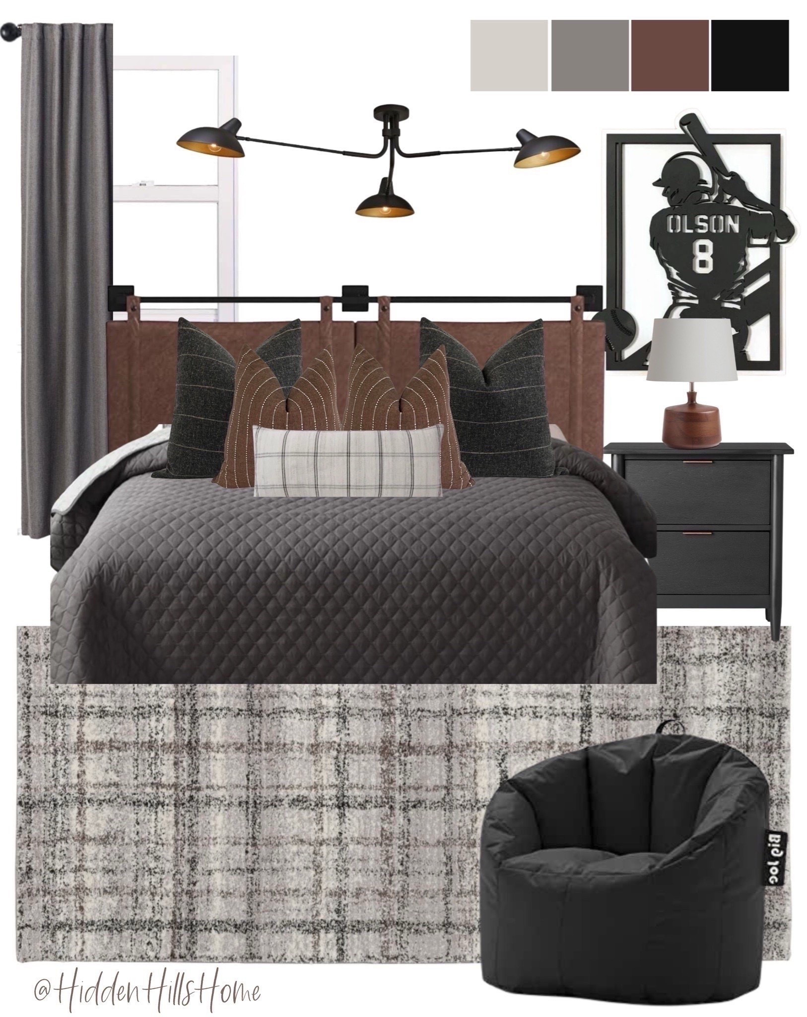 Boys bedroom, boys baseball bedroom, masculine teen boys room decor mood board, boys room design #boysbedroom



#LTKKids #LTKSaleAlert #LTKHome