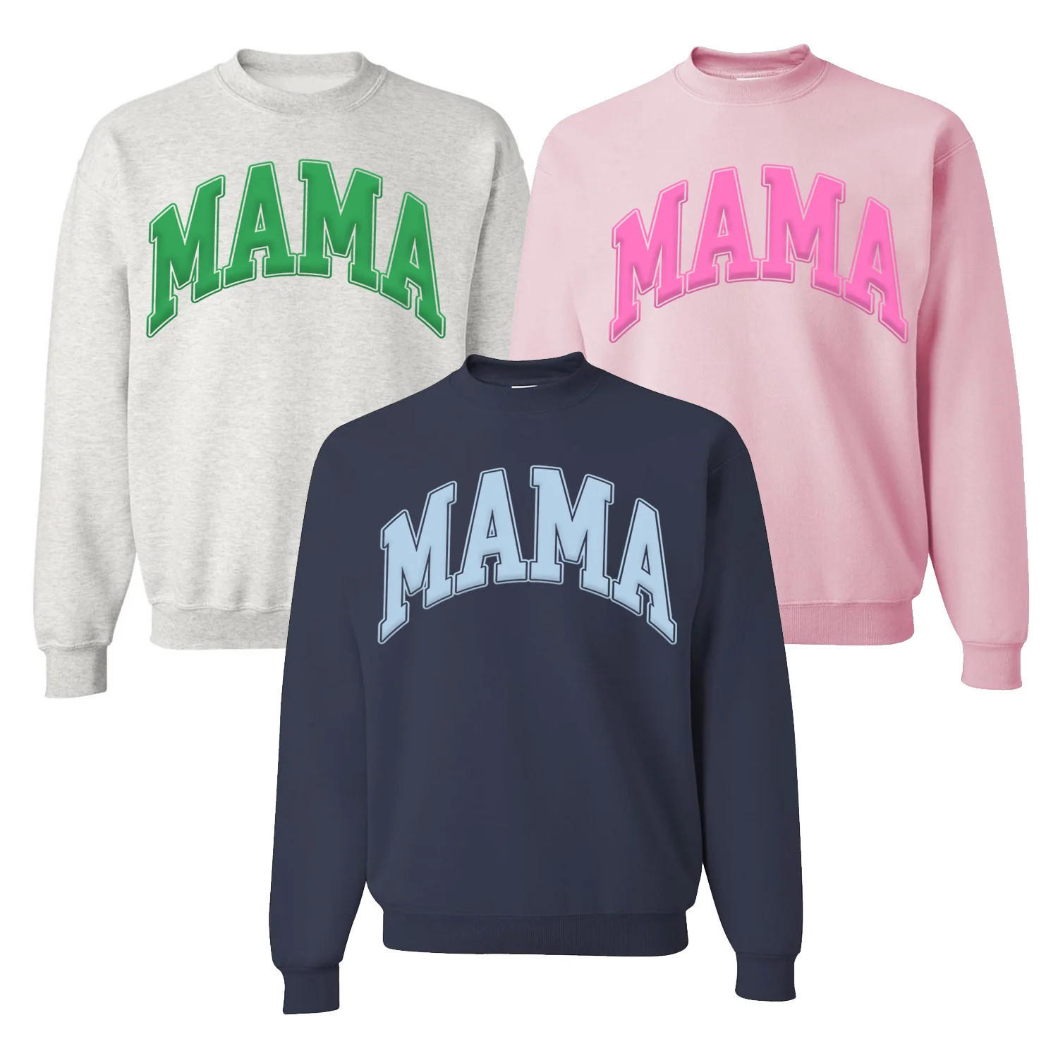 Mama Puff Design Sweatshirt | United Monograms
