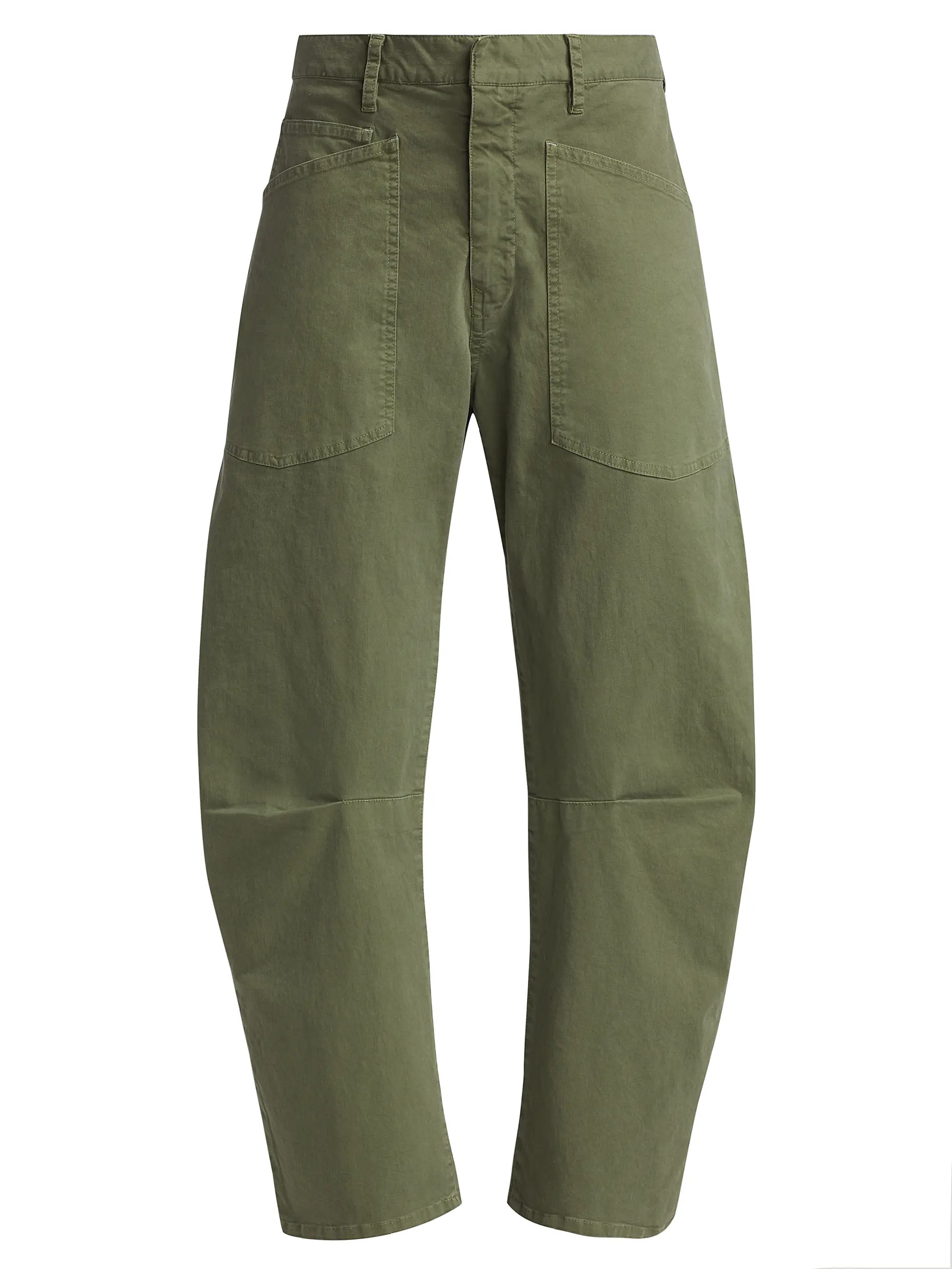 Nili Lotan Shon Cotton Twill Pants | Saks Fifth Avenue | Saks Fifth Avenue