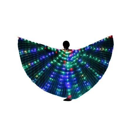 Adults and Kids Colorful LED Wings with Telescopic Stick (Or Not) | Walmart (US)