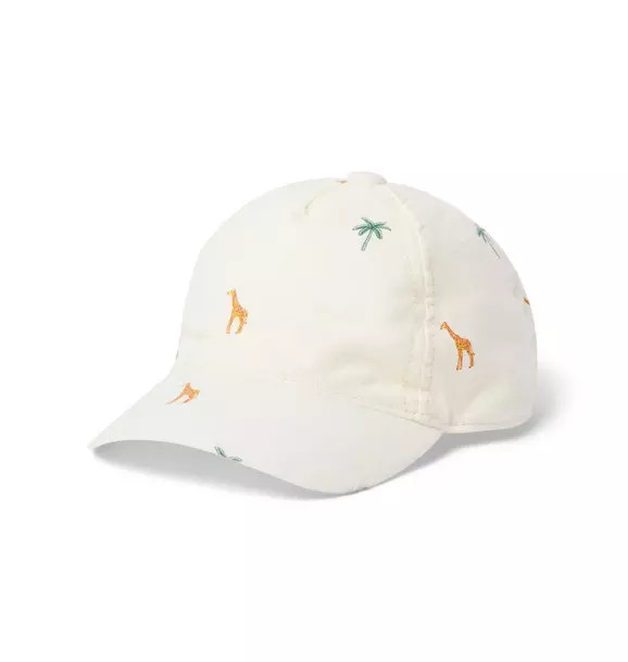 Baby Giraffe Linen-Cotton Cap | Janie and Jack