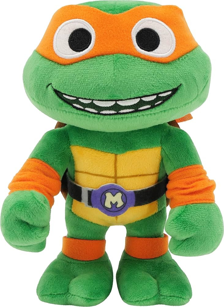Mattel Teenage Mutant Ninja Turtles: Mutant Mayhem Michelangelo Plush Toy, 8 Inch Orange Masked S... | Amazon (US)