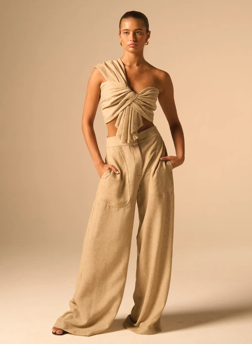 Oslo Pant 2.0 Hemp Organic Cotton Sorona Wide Leg by JBQ | JBQ The Label