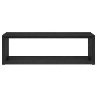 Meyer&Cross Osmond 58 in. Black Grain Rectangular MDF Coffee Table CT1868 - The Home Depot | The Home Depot