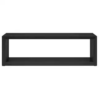 Meyer&Cross Osmond 58 in. Black Grain Rectangle MDF Top Coffee Table CT1868 - The Home Depot | The Home Depot