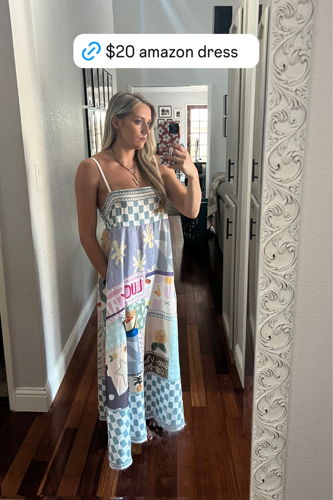 Size small in the dress 

#LTKFindsUnder50