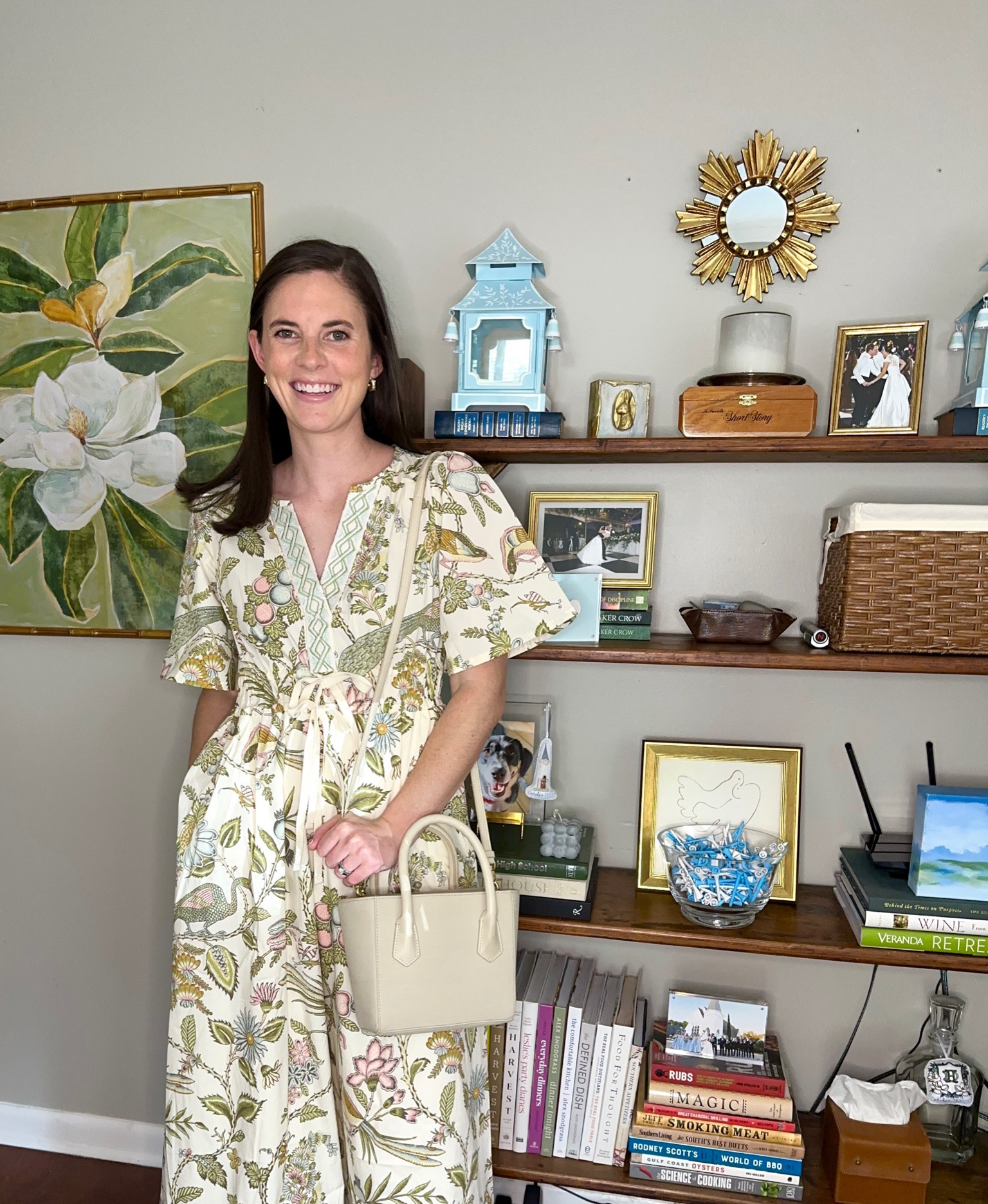 It's back to reality this week after enjoying some time off for the fourth and throw on dresses are making the transition back to work a whole lot easier. This dresses from @spartina449's Sugar Mill collection and has the prettiest embroidery detail around the neckline and cute bows to cinch at the waist too. I’ve linked additional favorites from the brand on my @shop.LTK profile so that you can shop Spartina449 pieces directly from there. #ad 