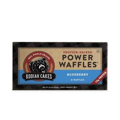 Kodiak Cakes Power Waffles Blueberry Frozen Waffles - 10.72oz | Target