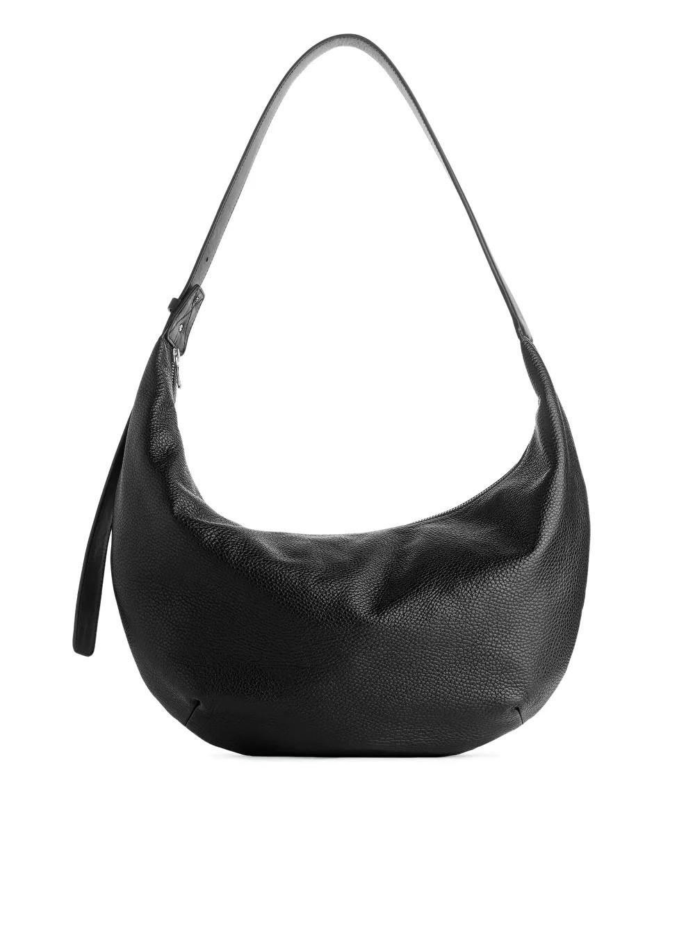 Curved Leather Bag | ARKET (US&UK)