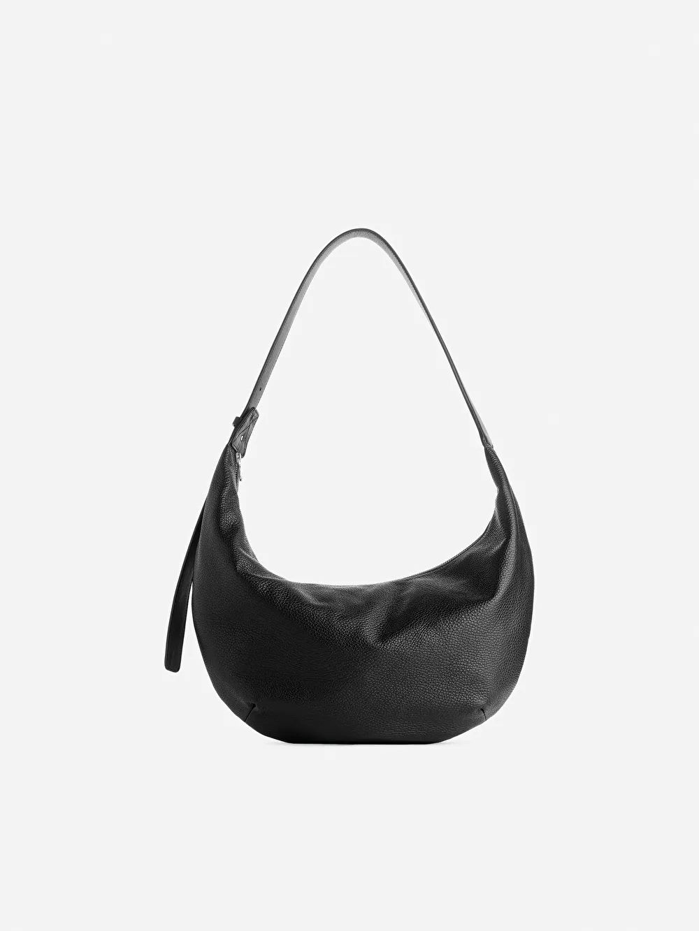 Curved Leather Bag | ARKET