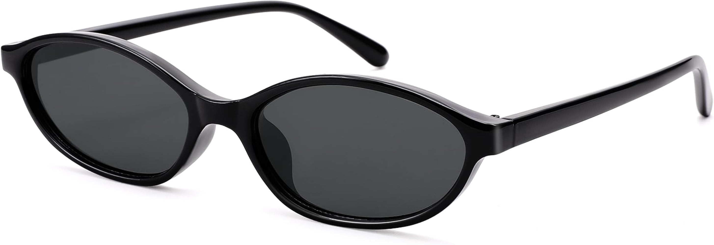 Retro Oval Sunglasses for Women - Y2k Trendy Sun Glasses - Cat Eye 90s Shades | Amazon (US)