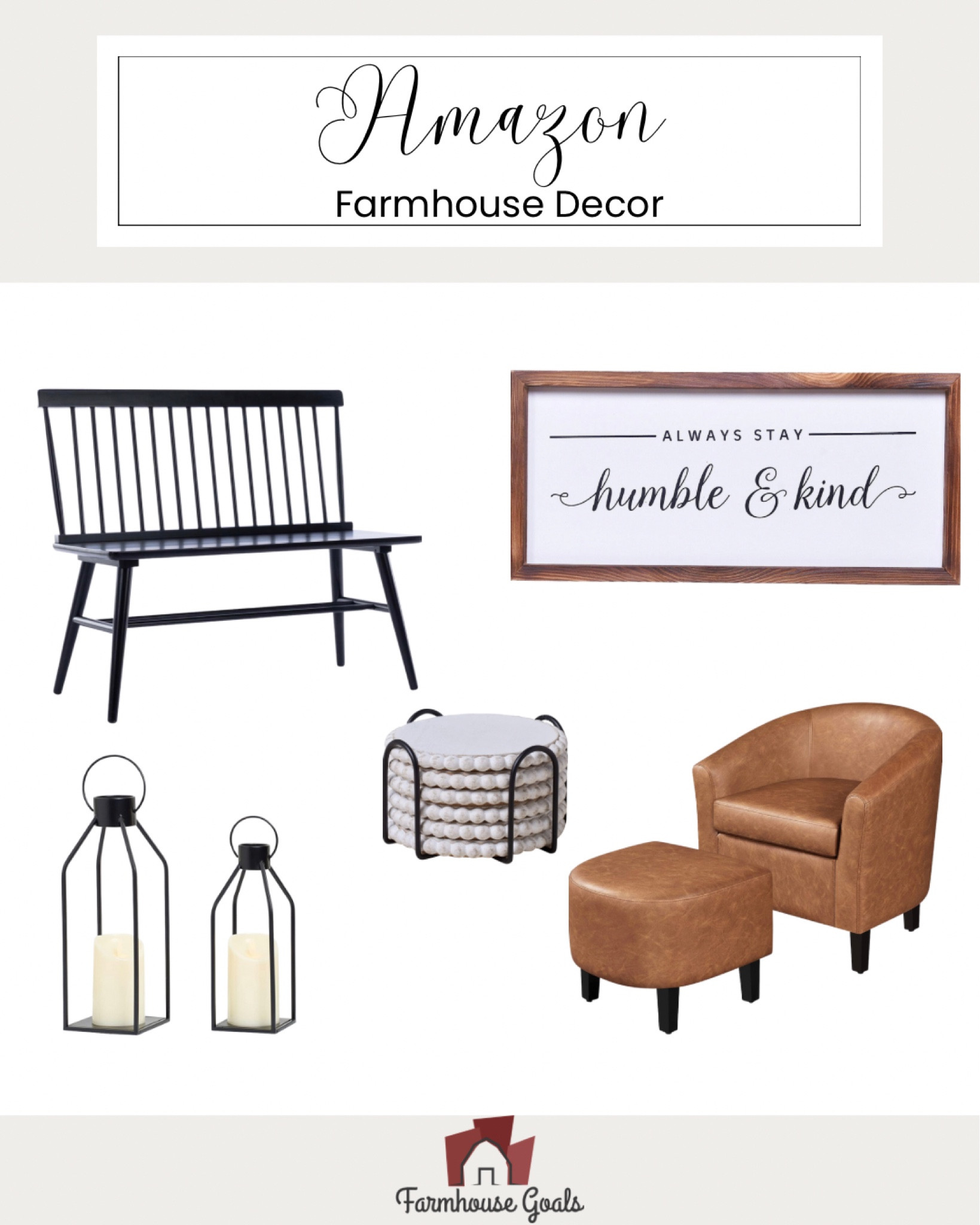 Farmhouse style finds from Amazon 🖤



#LTKhome #LTKFind