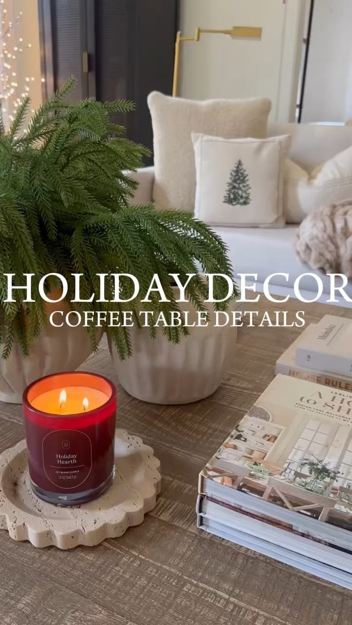 holiday decor coffee table details!!

#LTKVideo #LTKHome #LTKHoliday