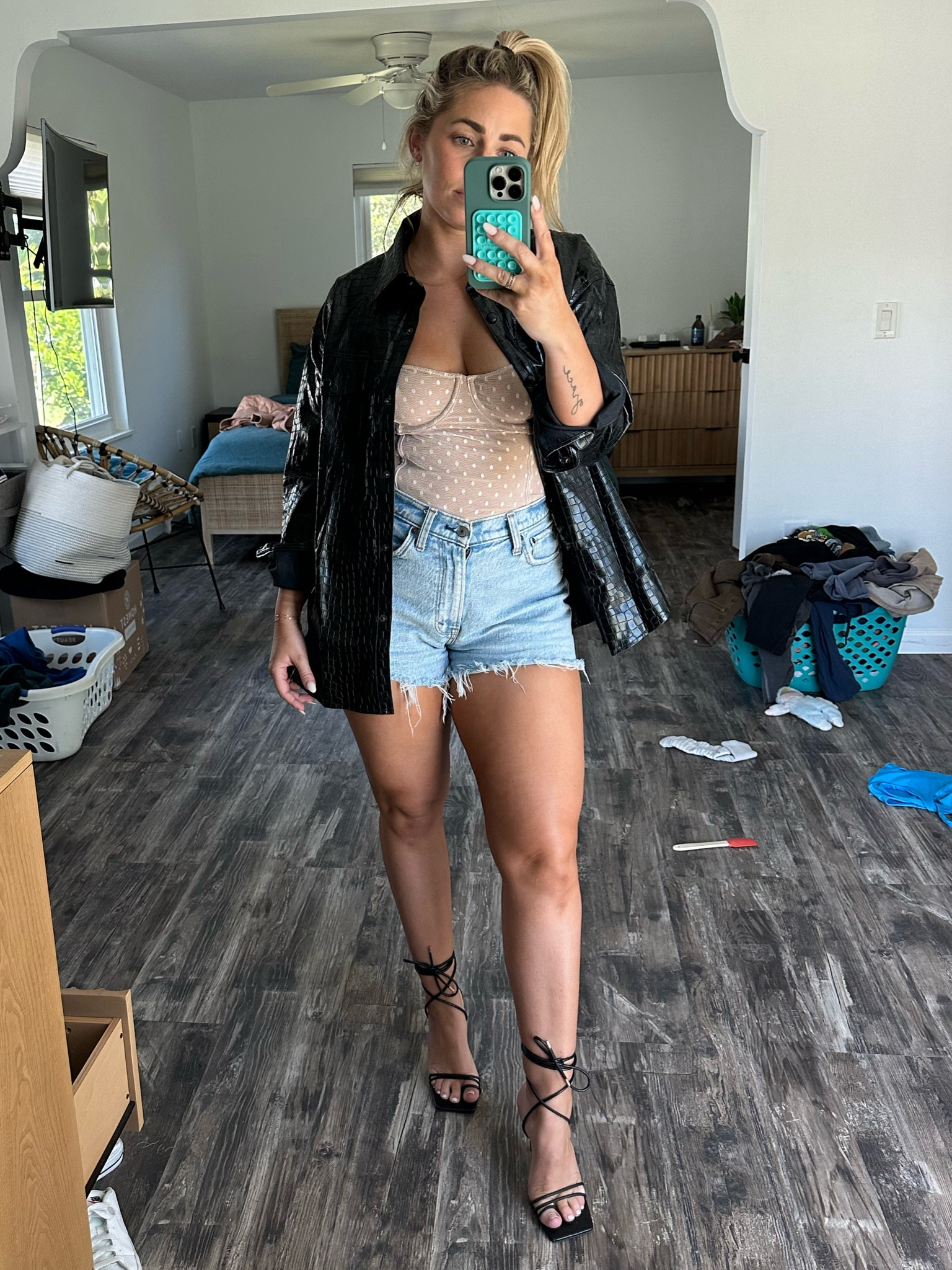 This leather button up is FIERCE 🔥 “VICILTK30” for 30% off! 

#LTKSale