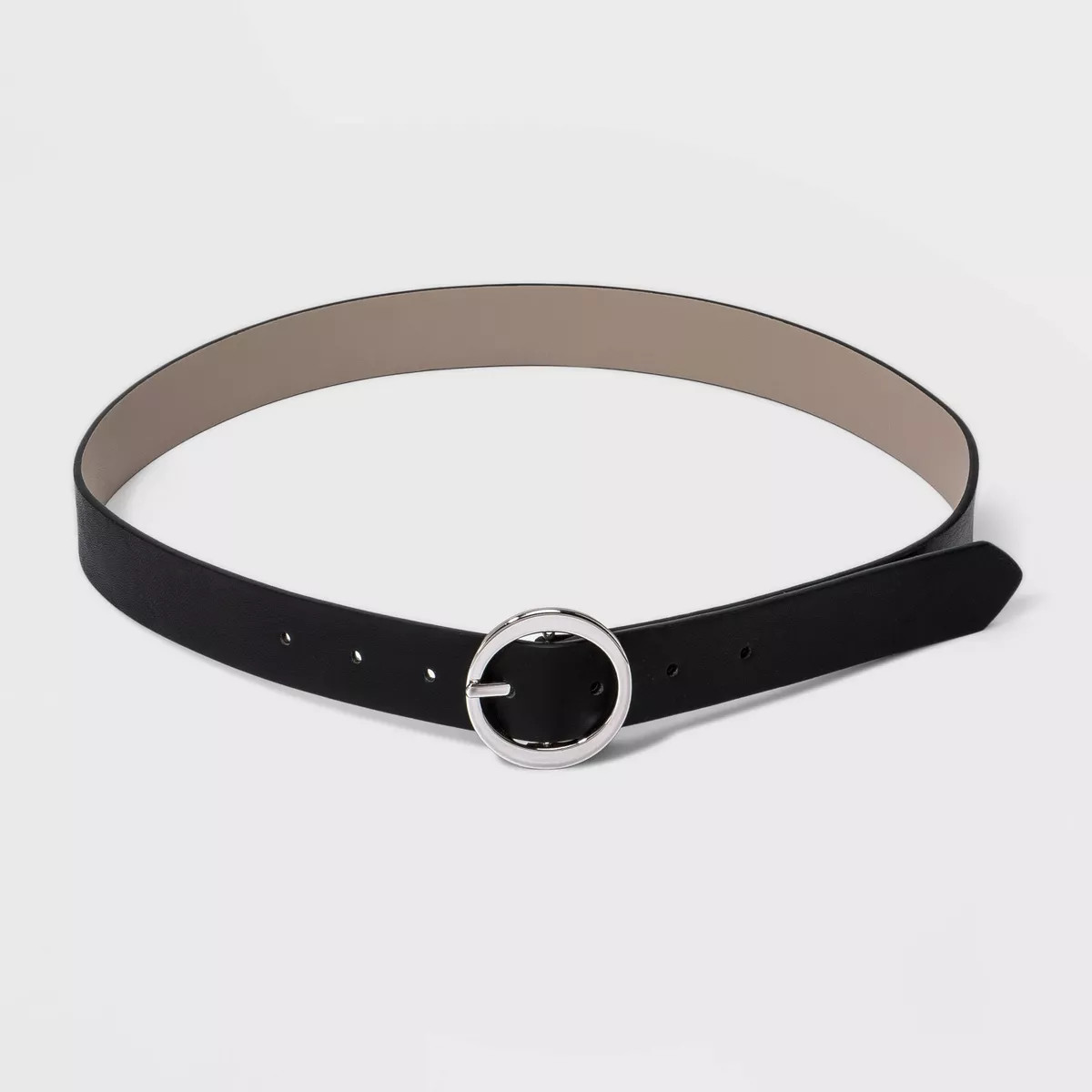 Women's Oval Tapered Center Bar Reversible Belt - A New Day™ Cognac/Black | Target