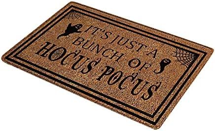 Halloween Door Mat Indoor Entrance, Indoor Doormat Front Door Mat Non Slip Halloween Doormat Rug ... | Amazon (US)